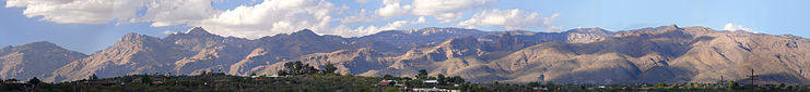 Panorama of Catalina Mts.