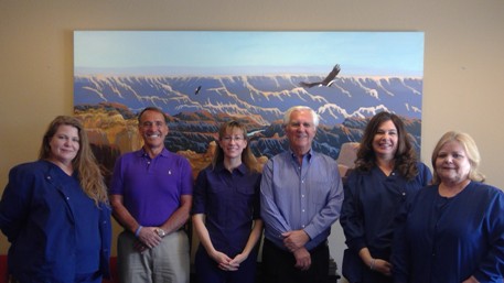 Picture of staff and doctors